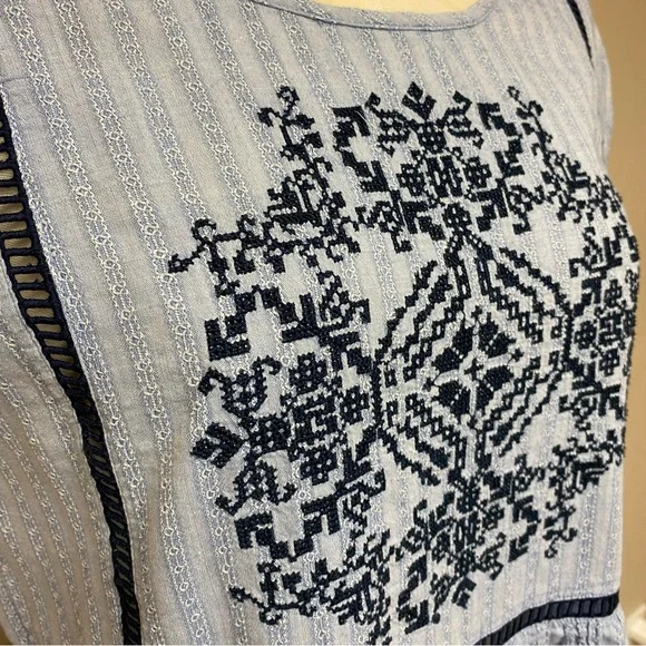 Nordstrom Caslon Cross-Stitch Blouse - Picture 5 of 6